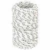 vidaXL V&iacute;ce&uacute;čelov&eacute; užitkov&eacute; lano 2 mm 50 m B&iacute;l&aacute; Polyester