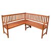 vidaXL Zahradn&iacute; rohov&aacute; lavice s podu&scaron;kami 150 cm masivn&iacute; ak&aacute;cie