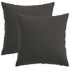 vidaXL Povlak na pol&scaron;t&aacute;ř 2 pcs HEERLEN Tmavě &scaron;ed&aacute; 30 x 30 cm