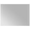 vidaXL Koupelnov&eacute; zrcadlo s LED osvětlen&iacute;m 60 x 80 cm