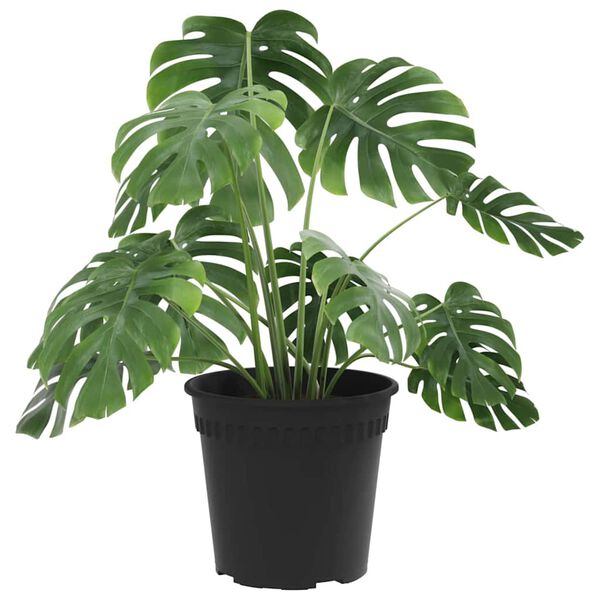 vidaXL Kulat&yacute; květin&aacute;č 6 pcs Čern&aacute; &Oslash; 17 x 14 cm Plast