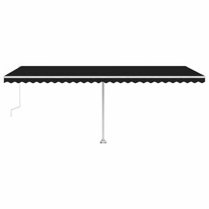 vidaXL Elektrick&aacute; mark&yacute;za 6 x 3 m Antracitov&aacute; 100% polyester