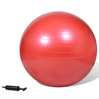 Gymnastický míč pro Jóga Fitness Cvičení červený, 75 cm