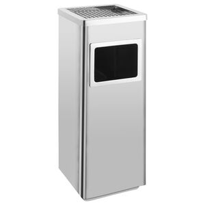 vidaXL Popeln&iacute;k 36 l nerezov&aacute; ocel