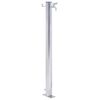 vidaXL Zahradn&iacute; sloupek na vodu 40 cm nerezov&aacute; ocel kulat&yacute;