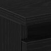 vidaXL Nočn&iacute; skř&iacute;ňka Čern&yacute; dub 40 x 35 x 69 cm kompozitn&iacute; dřevo