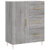 vidaXL Skříň highboard šedá sonoma 69,5 x 34 x 180 cm kompozitní dřevo