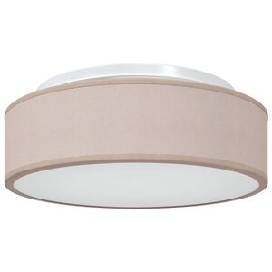 vidaXL Stropn&iacute; lampa s reflektory Taupe 38 x 38 x 13,5 cm textil