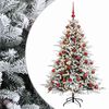 vidaXL Uměl&yacute; v&aacute;nočn&iacute; stromek s v&aacute;nočn&iacute;mi koulemi 150 cm 150 LED