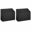 vidaXL Plachty na zahradn&iacute; lavice 2 ks 8 oček 160 x 70 x 70/88 cm PE