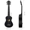 vidaXL Set soprano ukulele s obalem pro děti čern&eacute; 23"