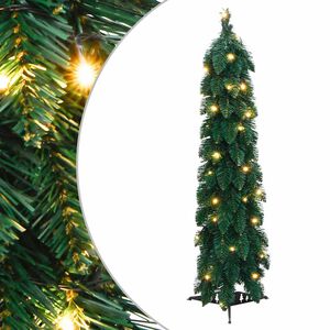 vidaXL Uměl&yacute; v&aacute;nočn&iacute; stromek s LED osvětlen&iacute;m 45 LED 90 cm