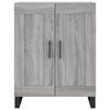 vidaXL Skř&iacute;ň highboard &scaron;ed&aacute; sonoma 69,5 x 34 x 180 cm kompozitn&iacute; dřevo