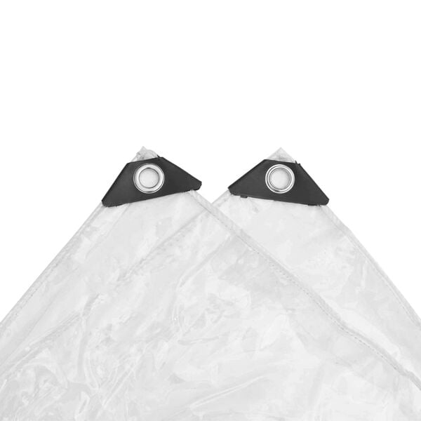 vidaXL Plachta s oky Transparentn&iacute; 1 x 2 m Polyethylen