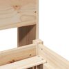 vidaXL Postel s knihovnou bez matrace 140 x 190 cm masivn&iacute; borovice