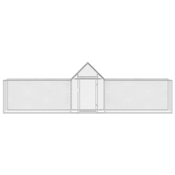 vidaXL Klec pro kuřata 5 x 1 x 1,5 m pozinkovan&aacute; ocel