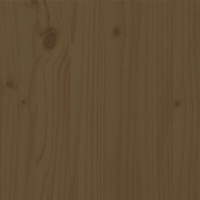 vidaXL Rám postele medově hnědý masivní dřevo 100 x 200 cm