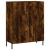 vidaXL Skř&iacute;ň highboard kouřov&yacute; dub 69,5 x 34 x 180 cm kompozitn&iacute; dřevo