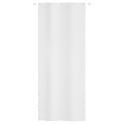vidaXL Balkonová zástěna bílá 100 x 240 cm oxfordská látka