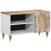 vidaXL TV skř&iacute;ňka 80 x 31,5 x 46 cm masivn&iacute; mangovn&iacute;kov&eacute; dřevo