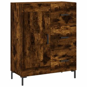 vidaXL Př&iacute;born&iacute;k kouřov&yacute; dub 69,5 x 34 x 90 cm kompozitn&iacute; dřevo