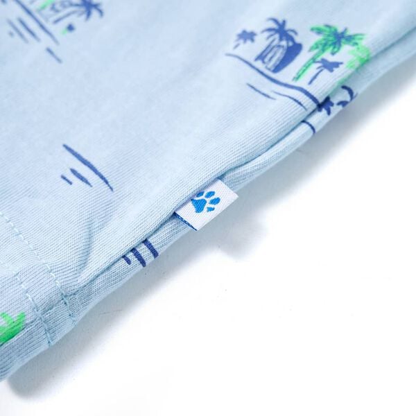 Dětsk&eacute; tričko světle modr&eacute; 140