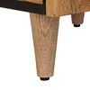 vidaXL Vysok&yacute; bufet Př&iacute;rodn&iacute; 40 x 33 x 110 cm Masivn&iacute; mangov&eacute; dřevo