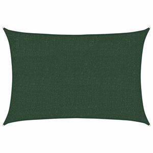 vidaXL Plachta proti slunci 160 g/m&sup2; tmavě zelen&aacute; 2 x 2,5 m HDPE