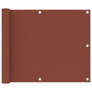 vidaXL Balk&oacute;nov&aacute; z&aacute;stěna cihlov&aacute; 75 x 500 cm oxfordsk&aacute; l&aacute;tka