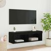 vidaXL TV wall cabinet N&aacute;stěnn&yacute; Panama Čern&yacute; dub 100 x 30 x 30 cm