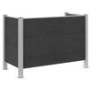 vidaXL Plot pro popelnice &Scaron;ed&aacute; 161 x 85 x 115 cm Hlin&iacute;k a WPC
