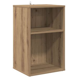 vidaXL Skř&iacute;ň na gramofonov&eacute; desky Dub artisan 38 x 33 x 61 cm