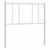 vidaXL Kovov&eacute; n&aacute;hradn&iacute; čelo postele b&iacute;l&eacute; 90 cm