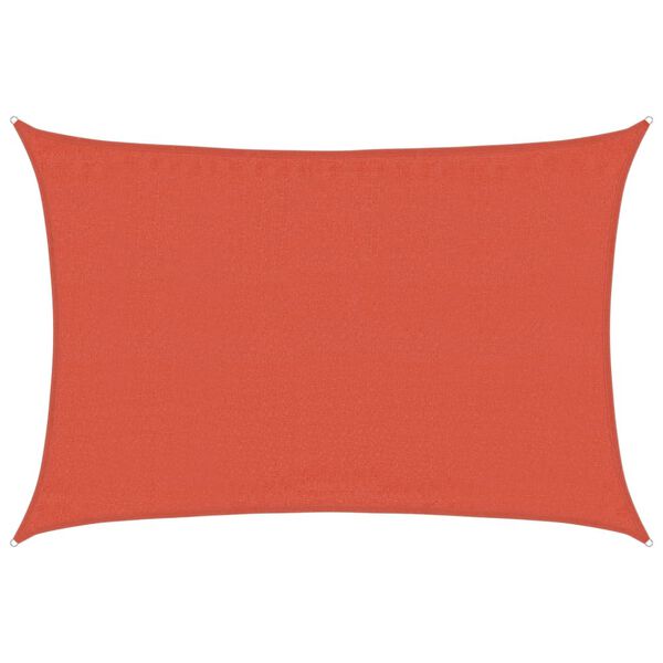 vidaXL Plachta proti slunci 160 g/m&sup2; obd&eacute;ln&iacute;k terakota 3,5 x 5 m HDPE