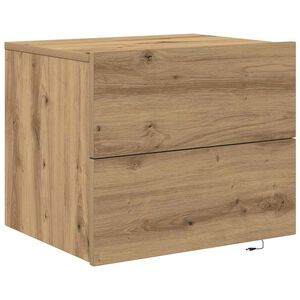 vidaXL Nočn&iacute; skř&iacute;ňka Artisanov&yacute; dub 50 x 39 x 41 cm Kompozitn&iacute; dřevo