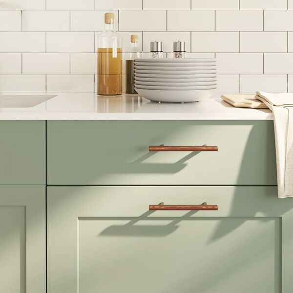 vidaXL Nábytkové úchytky 20 ks bronzové 96 mm nerezová ocel