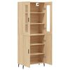vidaXL Skř&iacute;ň highboard dub sonoma 69,5 x 34 x 180 cm kompozitn&iacute; dřevo