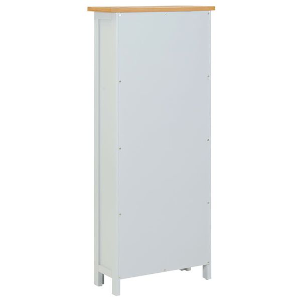 vidaXL Skř&iacute;ňka na elektroniku 50 x 22 x 122 cm masivn&iacute; dubov&eacute; dřevo