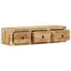 vidaXL Nástěnná TV skříňka 100x32x25 cm Masivní dřevo, surové mango