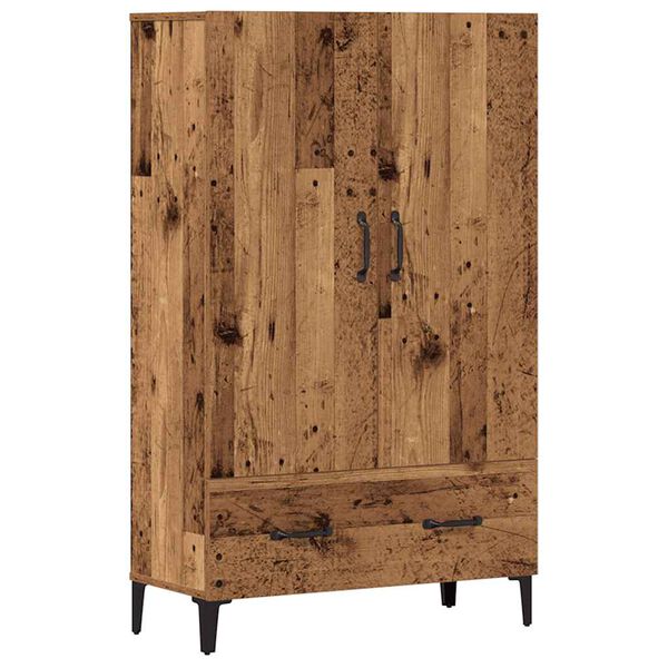 vidaXL Highboard old wood 70 x 31 x 115 cm kompozitn&iacute; dřevo