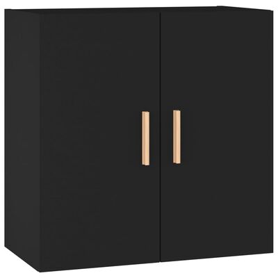 vidaXL Nástěnná skříňka černá 60 x 30 x 60 cm kompozitní dřevo