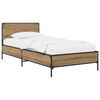 vidaXL R&aacute;m postele s čelem Dub artisan 80 x 200 cm Kompozitn&iacute; dřevo
