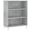 vidaXL Skř&iacute;ň highboard betonově &scaron;ed&aacute; 69,5x34x180 cm kompozitn&iacute; dřevo
