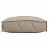 vidaXL Pol&scaron;t&aacute;ř 2 pcs Taupe 40 x 40 x 8 cm Oxford l&aacute;tka