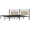 vidaXL R&aacute;m postele bez matrace Dub Sonoma 183x203cm Dřevěn&eacute; konstrukce