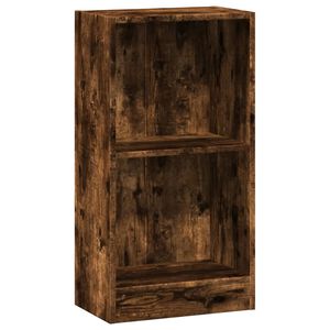 vidaXL Knihovna kouřov&yacute; dub 40 x 24 x 76 cm kompozitn&iacute; dřevo