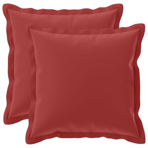 vidaXL Povlak na pol&scaron;t&aacute;ř 2 ks HOUTEN V&iacute;no Červen&eacute; 30 x 30 cm Polyester