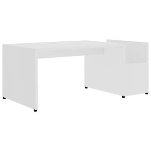 vidaXL Konferenčn&iacute; stolek b&iacute;l&yacute; 90 x 45 x 35 cm kompozitn&iacute; dřevo