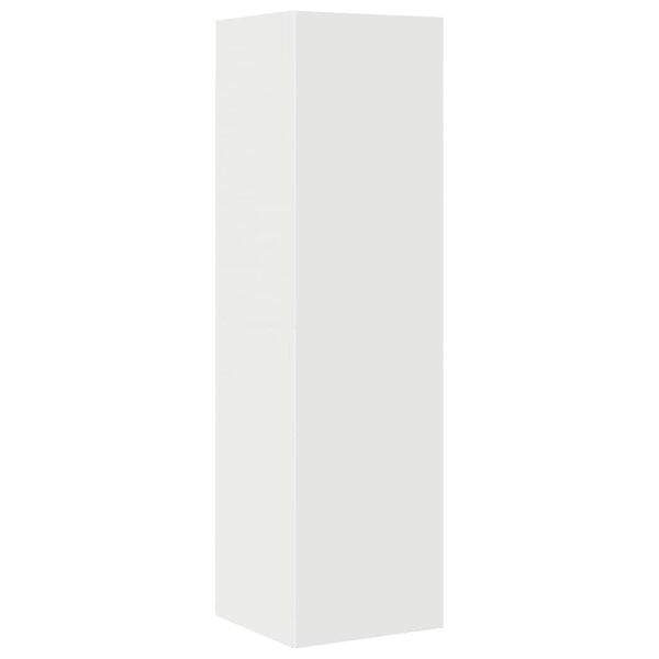 vidaXL 4d&iacute;ln&yacute; set TV skř&iacute;něk b&iacute;l&yacute; kompozitn&iacute; dřevo