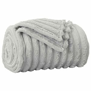 vidaXL Přehoz &Scaron;ed&aacute; 240 x 220 cm 1.36 kg Fleece